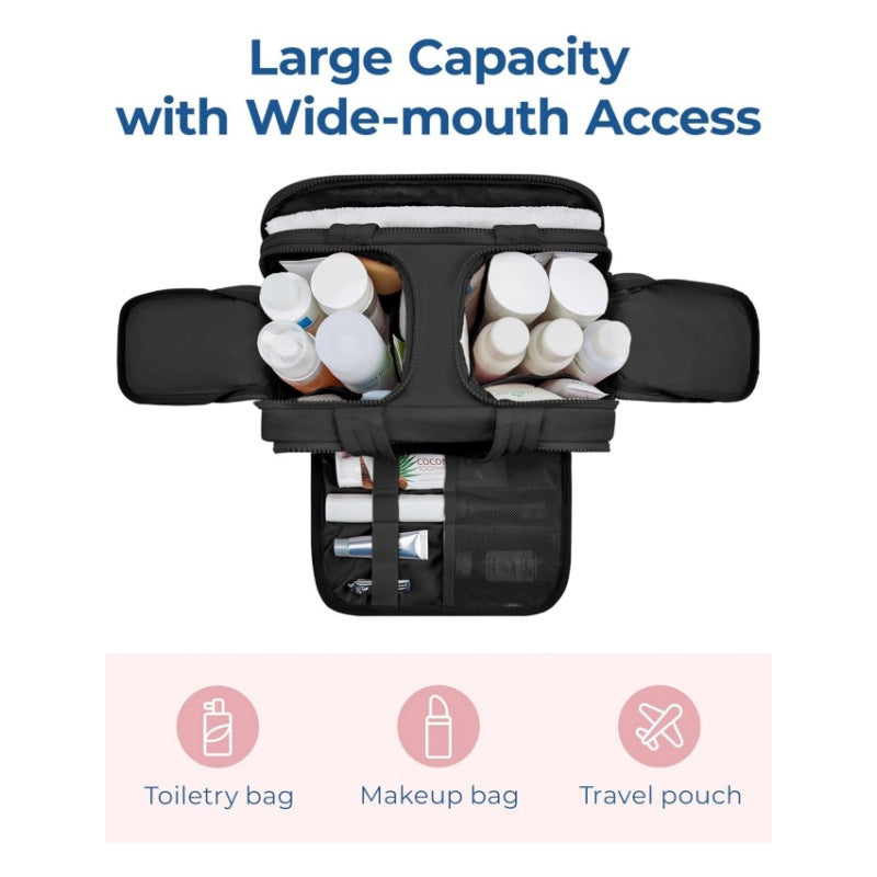 Travel Nice Toiletry Bag Lightweight Large Wide Open Wash Bag Fluffy Cosmetic Bag Storage Bag Travel