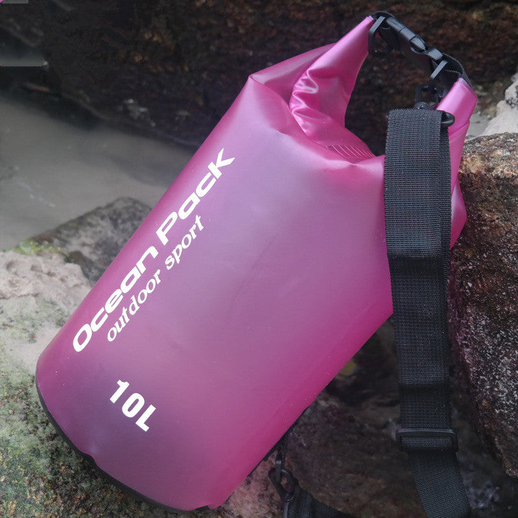 Top nice beach bag anti water bucket bag PVC waterproofing bag drifting waterproof bag swimming bag outdoor sports bag