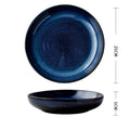 Elegante Ceramic Deep Plate Round Dinner Plate Soup Plate