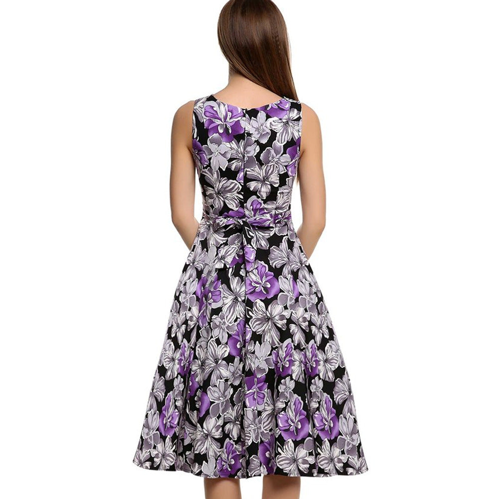 Moda Vintage print dress