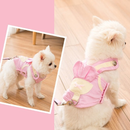 Nice Cute Pet Dog Harness Leash Set