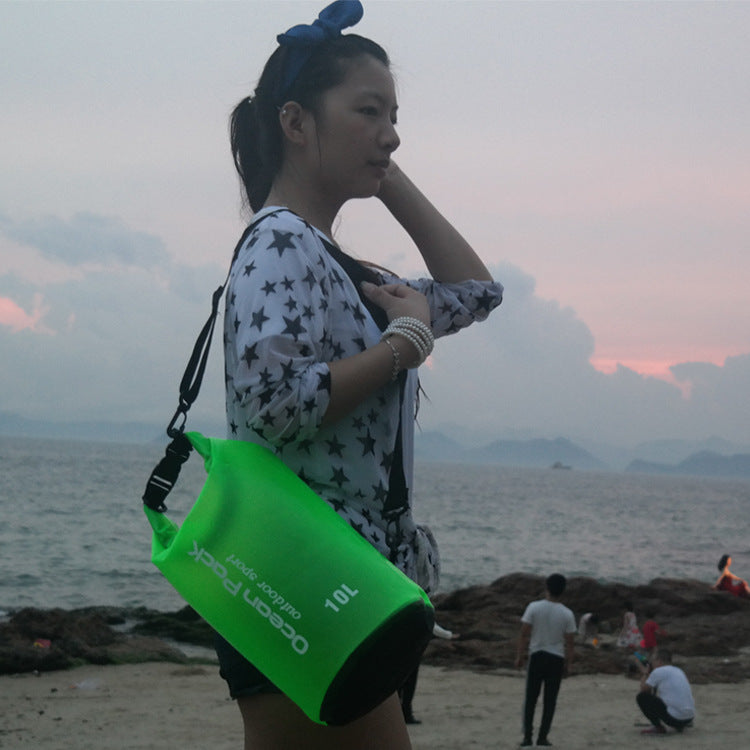 Top nice beach bag anti water bucket bag PVC waterproofing bag drifting waterproof bag swimming bag outdoor sports bag