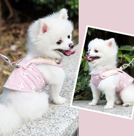 Nice Cute Pet Dog Harness Leash Set