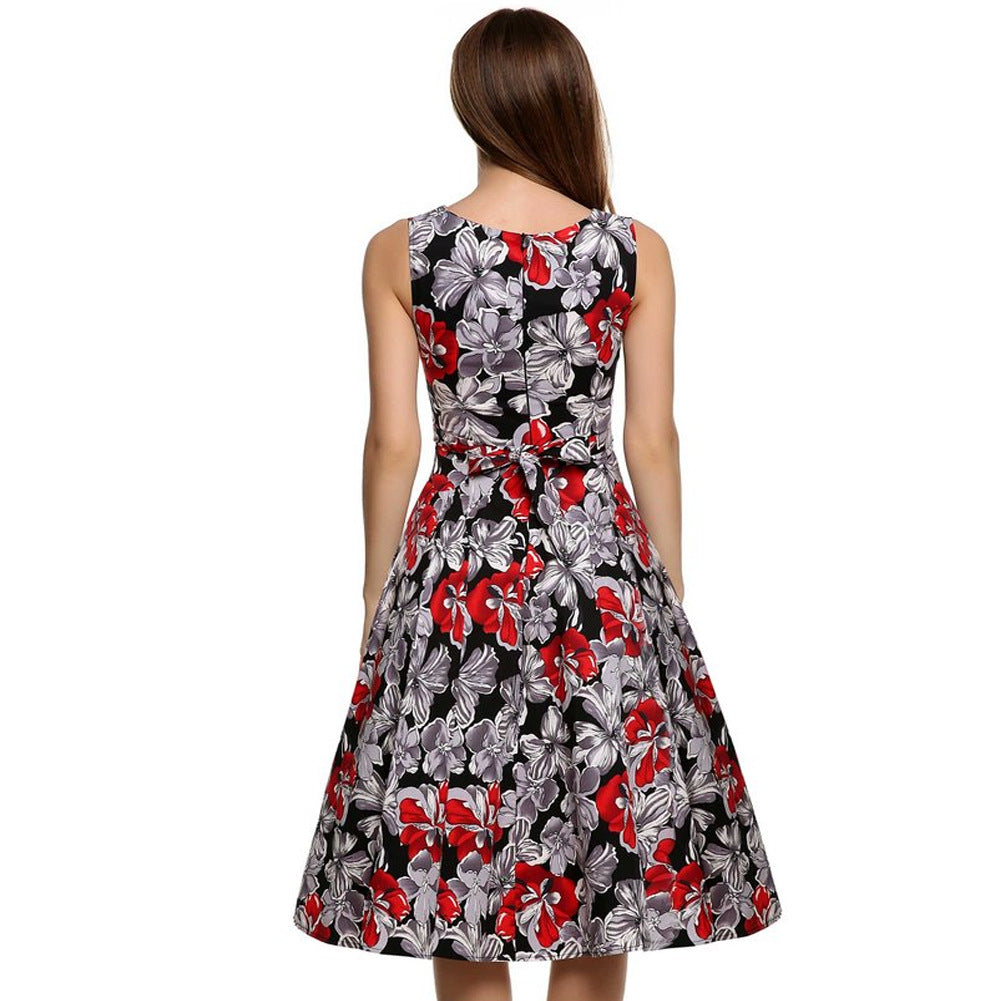 Moda Vintage print dress