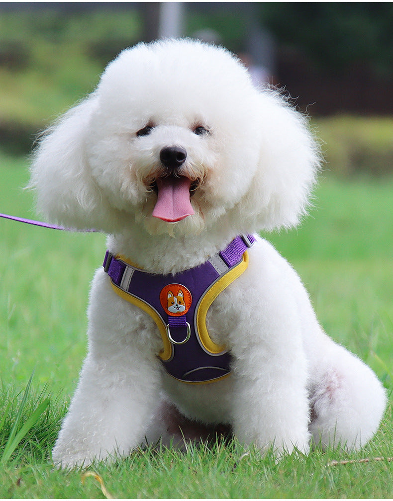 Nice Dog Harness Cat Harness Reflective Dogs Leashs Soft Mesh Chest Strap