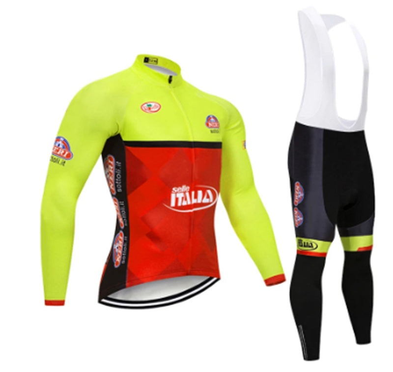 Yellow Logo Men's Cycling