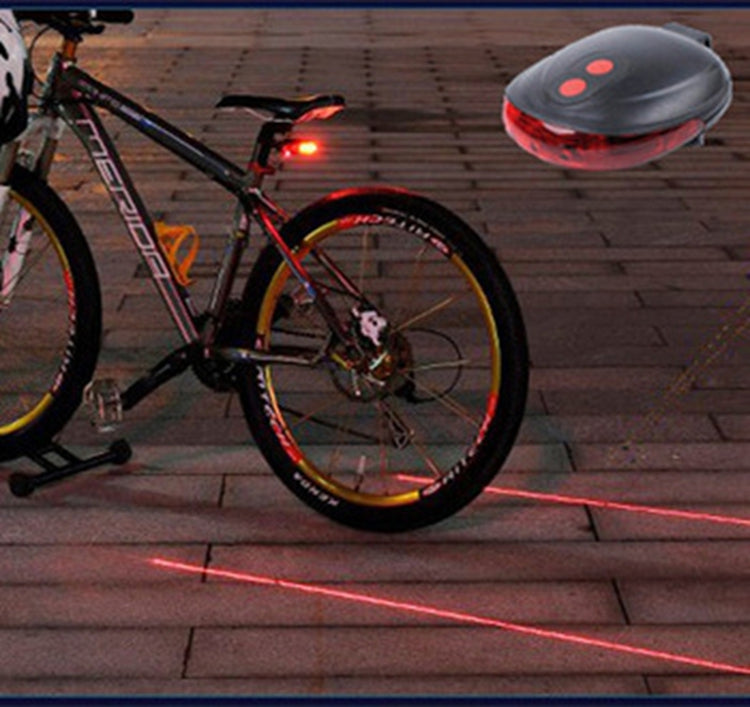 Nice Bicycle Tail Light 5LED   2Laser