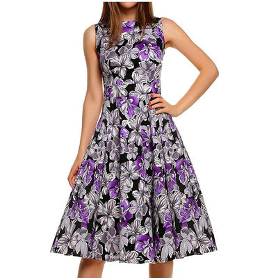 Moda Vintage print dress