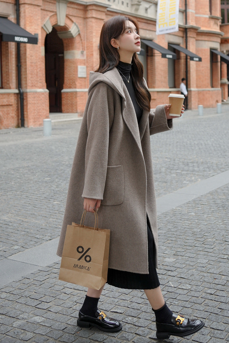 Wool Mid-length Coat