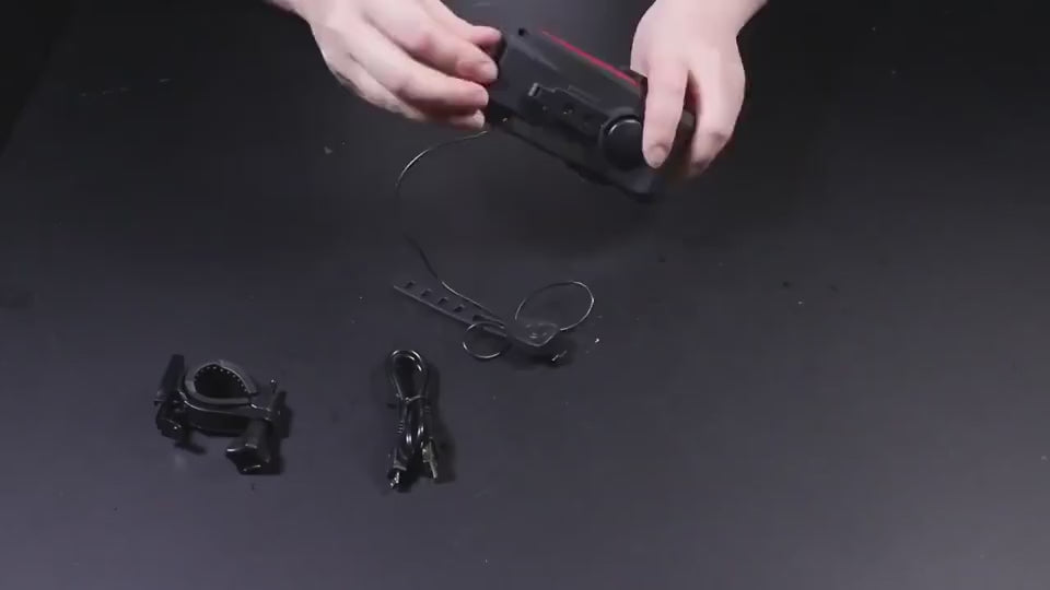 Mobile phone bracket for bicycle lamp